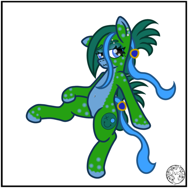 Size: 2000x2000 | Tagged: safe, artist:dice-warwick, derpibooru import, oc, oc:tapper tablature, unofficial characters only, original species, pony, fallout equestria, fallout equestria: dance of the orthrus, beauty mark, belly button, belly piercing, ear piercing, eyebrow piercing, eyebrows, fanfic art, female, image, mare, mirage pony, piercing, png, simple background, solo, spots, transparent background