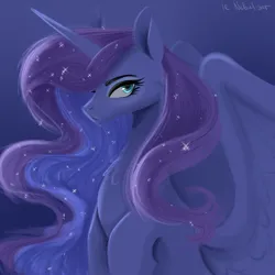 Size: 1590x1590 | Tagged: safe, artist:ie nebulizer, derpibooru import, princess luna, alicorn, pony, image, lineless, png