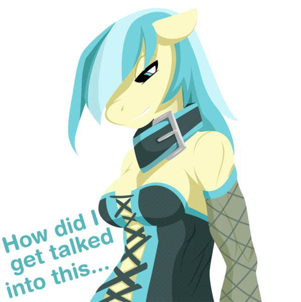 Size: 1275x1280 | Tagged: safe, derpibooru import, oc, oc:misty wonderbolt, anthro, pegasus, clothes, collar, corset, detached sleeves, female, image, pegasus oc, png, simple background, solo, solo female, transparent background, wings