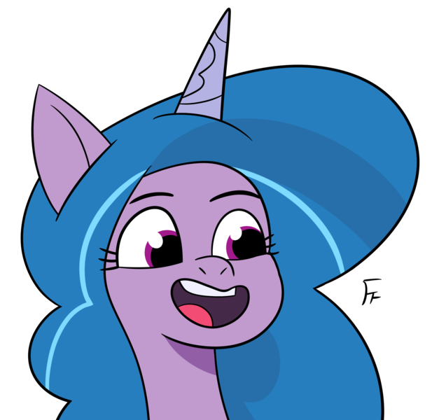 Size: 2506x2398 | Tagged: safe, artist:frownfactory, derpibooru import, izzy moonbow, unicorn, g5, female, horn, image, png, simple background, solo, transparent background