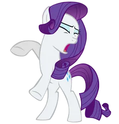 Size: 1926x2013 | Tagged: safe, artist:sierraex2, derpibooru import, rarity, earth pony, pony, the return of harmony, earth pony rarity, female, g4, hornless unicorn, image, mare, missing horn, png, race swap, simple background, solo, transparent background