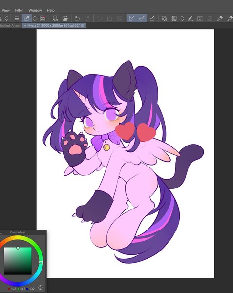 Size: 1628x2046 | Tagged: safe, artist:leafywind, derpibooru import, twilight sparkle, twilight sparkle (alicorn), alicorn, pony, animal costume, bell, bell collar, bowtie, cat costume, cat ears, cat tail, clothes, collar, costume, female, halloween, holiday, image, jpeg, mare, paws, solo, tail