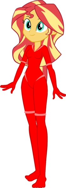 Size: 524x1500 | Tagged: safe, artist:invisibleink, artist:tylerajohnson352, derpibooru import, sunset shimmer, equestria girls, cyberspace, g4, glowing body, image, png, red, simple background, transparent background