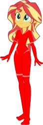 Size: 524x1500 | Tagged: safe, artist:invisibleink, artist:tylerajohnson352, derpibooru import, sunset shimmer, equestria girls, cyberspace, g4, glowing body, image, png, red, simple background, transparent background