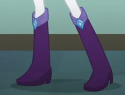 Size: 490x374 | Tagged: safe, derpibooru import, screencap, rarity, equestria girls, boots, boots shot, clothes, cropped, g4, image, legs, my little pony equestria girls, pictures of legs, png, shoes