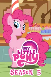 Size: 876x1314 | Tagged: artist needed, source needed, safe, derpibooru import, edit, pinkie pie, earth pony, season 5, g4, image, logo, logo edit, png, solo, sugarcube corner