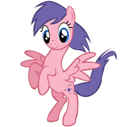 Size: 1280x1280 | Tagged: safe, artist:ikillyou121, artist:marthageneric1999, color edit, edit, vector edit, pegasus, pony, friendship is magic, g1, season 1, bipedal, colored, cute, edited vector, female, g1 northabetes, g1 to g4, g4, generation leap, hooves, hooves up, image, mare, north star (g1), png, rearing, simple background, smiling, transparent background, vector