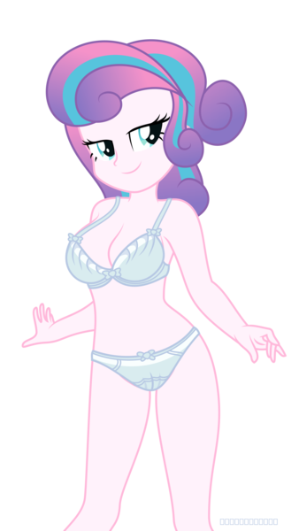 Size: 2316x4110 | Tagged: suggestive, artist:starcollider, derpibooru import, princess flurry heart, equestria girls, .svg available, bare shoulders, base used, breasts, clothes, derpibooru exclusive, equestria girls-ified, female, g4, gray underwear, image, older, older flurry heart, png, simple background, sleeveless, solo, solo female, transparent background, underwear, vector