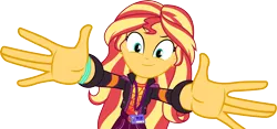 Size: 6407x3000 | Tagged: safe, artist:cloudy glow, derpibooru import, sunset shimmer, equestria girls, equestria girls series, how to backstage, spoiler:eqg series (season 2), image, png, simple background, solo, transparent background, vector