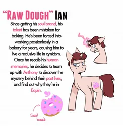 Size: 2002x2048 | Tagged: safe, artist:melodymelanchol, derpibooru import, ponified, pony, unicorn, comic:smosh in equin, april fools, horn, ian hecox, image, jpeg, magic, male, reference sheet, simple background, smosh, solo, stallion, text, white background