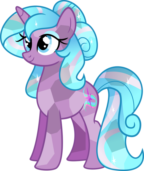 Size: 6240x7414 | Tagged: safe, artist:shootingstarsentry, derpibooru import, oc, oc:bliss, crystal pony, pony, unicorn, absurd resolution, crystal unicorn, female, image, mare, png, solo