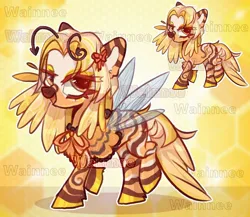Size: 1280x1112 | Tagged: safe, artist:wainnee, derpibooru import, oc, unofficial characters only, bee, insect, pony, image, jpeg, looking at you