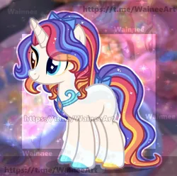 Size: 1280x1269 | Tagged: safe, artist:wainnee, derpibooru import, oc, unofficial characters only, alicorn, image, jpeg, solo