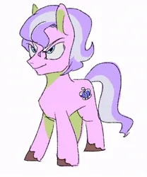 Size: 750x901 | Tagged: safe, artist:shimie96571, derpibooru import, diamond tiara, earth pony, pony, female, filly, foal, image, jpeg, simple background, solo, white background