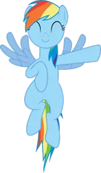 Size: 1280x2178 | Tagged: safe, artist:iknowpony, derpibooru import, rainbow dash, pony, rarity investigates, g4, image, png, solo, vector