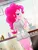 Size: 2659x3522 | Tagged: suggestive, artist:charliexe, derpibooru import, pinkie pie, human, equestria girls, g4, 2d, apron, balloonbutt, butt, clothes, cooking, curly hair, female, image, indoors, jpeg, legs, looking at you, looking back, looking back at you, oven, shirt, short sleeves, solo, stove, stupid sexy pinkie