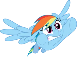 Size: 1024x765 | Tagged: safe, artist:yetioner, derpibooru import, idw, rainbow dash, pony, idw showified, image, nightmare rarity (arc), png, simple background, solo, transparent background, vector