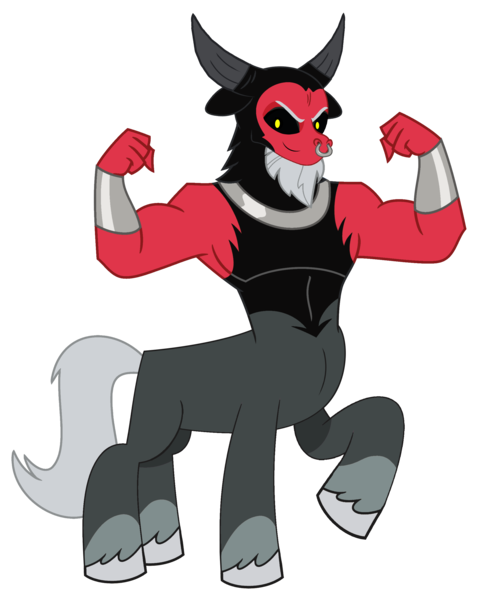 Size: 2094x2627 | Tagged: safe, artist:mlgtrap, derpibooru import, lord tirek, centaur, taur, g5, antagonist, g4, g4 to g5, generation leap, image, male, piercing, png, ponytaur, redesign, simple background, solo, tell your tale accurate, transparent background, vector