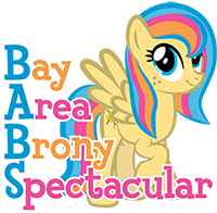 Size: 200x196 | Tagged: safe, derpibooru import, oc, oc:golden gates, unofficial characters only, pegasus, pony, 2014, artifact, babscon, babscon 2014, convention, female, image, link in description, logo, looking at you, mare, mascot, meta, nostalgia, old art, pegasus oc, picture for breezies, png, raised hoof, simple background, smiling, smiling at you, solo, text, transparent background, wings