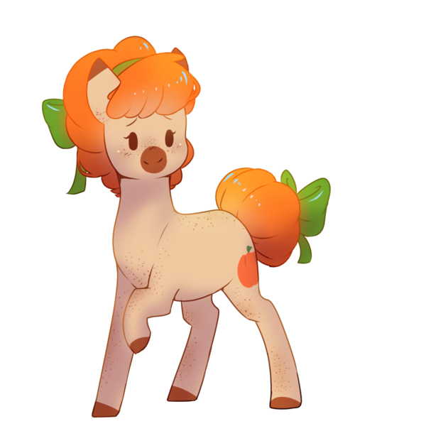 Size: 1000x1000 | Tagged: safe, artist:myralilth, derpibooru import, oc, oc:pumpkin spice, unofficial characters only, earth pony, pony, body freckles, bow, cute, female, freckles, hair bow, image, mare, png, solo, tail, tail bow, tail bun