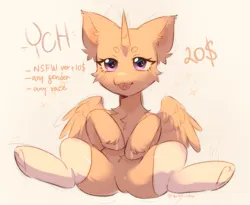Size: 2432x1993 | Tagged: safe, artist:tyutya, derpibooru import, pony, chest fluff, clothes, commission, ear fluff, image, png, socks, stockings, thigh highs, ych sketch, your character here
