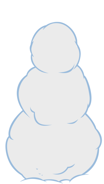 Size: 3500x6200 | Tagged: safe, artist:gurugrendo, derpibooru import, season 1, winter wrap up, g4, image, no pony, object, png, simple background, snow, snowman, solo, transparent background, vector
