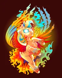 Size: 2306x2894 | Tagged: safe, artist:dragonfoxgirl, derpibooru import, oc, unofficial characters only, hybrid, original species, phoenix, pony, image, jpeg, phoenix pony, solo