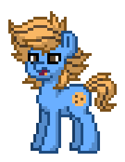 Size: 180x232 | Tagged: safe, derpibooru import, oc, oc:blue cookie, unofficial characters only, earth pony, pony, pony town, animated, earth pony oc, gif, image, male, simple background, sleepy, solo, stallion, transparent background, yawn