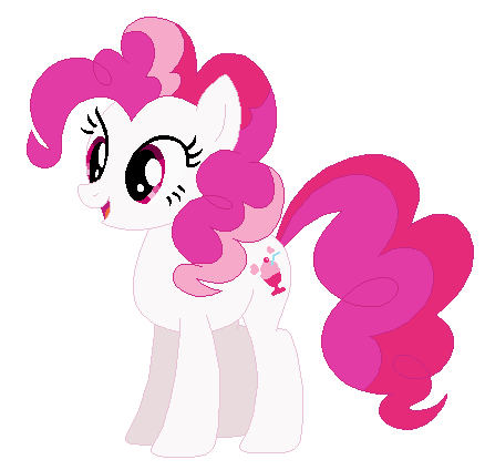 Size: 438x424 | Tagged: safe, artist:selenaede, artist:user15432, derpibooru import, plumsweet, earth pony, pony, base used, female, g4, generation leap, image, mare, open mouth, open smile, pink eyes, pink mane, pink tail, png, recolor, simple background, smiling, solo, tail, transparent background, white coat