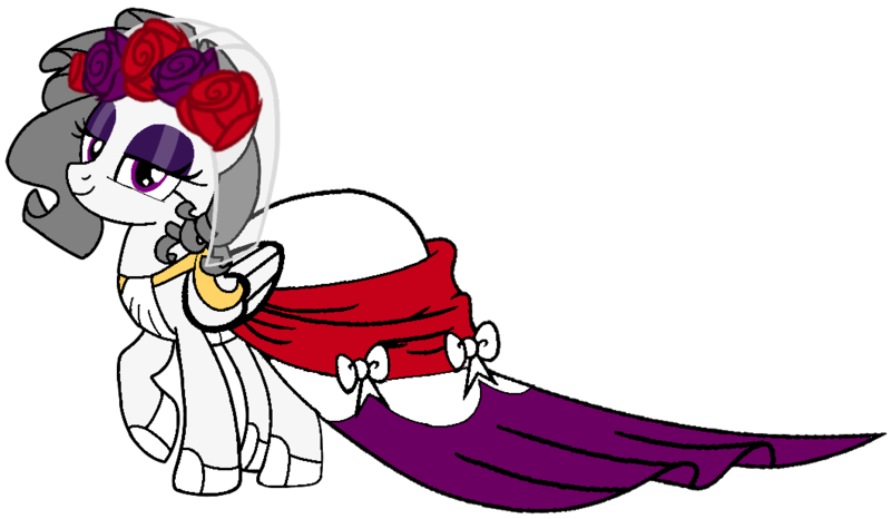 Size: 1060x618 | Tagged: safe, artist:noi kincade, derpibooru import, oc, oc:oliver spade, unofficial characters only, pegasus, bride, clothes, dress, eyeshadow, female, g4, image, makeup, png, simple background, solo, transparent background, wedding dress