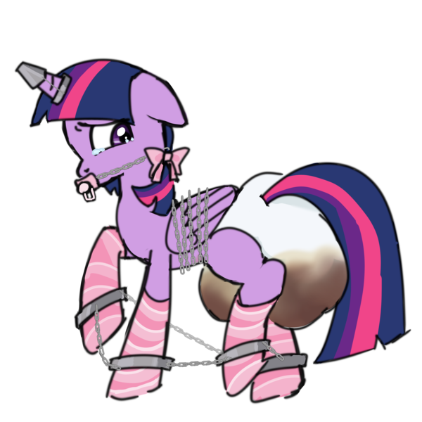 Size: 2048x2048 | Tagged: grotesque, questionable, artist:luludoll33, twilight sparkle, twilight sparkle (alicorn), alicorn, crying, diaper, diaper fetish, fetish, image, messy diaper, png, poop, poopy diaper
