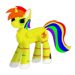 Size: 2000x2000 | Tagged: safe, artist:starfire dream, derpibooru import, oc, oc:grace seraph, unofficial characters only, alicorn, alicorn oc, chest fluff, ear fluff, horn, image, looking at you, multicolored hair, multicolored tail, png, simple background, solo, tail, transparent background, wings