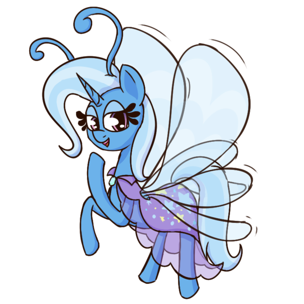 Size: 768x768 | Tagged: safe, derpibooru import, trixie, breezie, breeziefied, female, flying, gameloft, image, looking at you, png, simple background, solo, species swap, transparent background