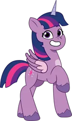 Size: 953x1603 | Tagged: safe, artist:prixy05, derpibooru import, edit, vector edit, twilight sparkle, twilight sparkle (alicorn), alicorn, pony, g5, my little pony: tell your tale, female, g4, g4 to g5, generation leap, image, looking at you, mare, png, simple background, smiling, smiling at you, solo, transparent background, vector