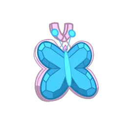 Size: 768x768 | Tagged: safe, artist:bluemario11, derpibooru import, butterfly, insect, g5, charm, g4, image, misty brightdawn, png, simple background, transparent background