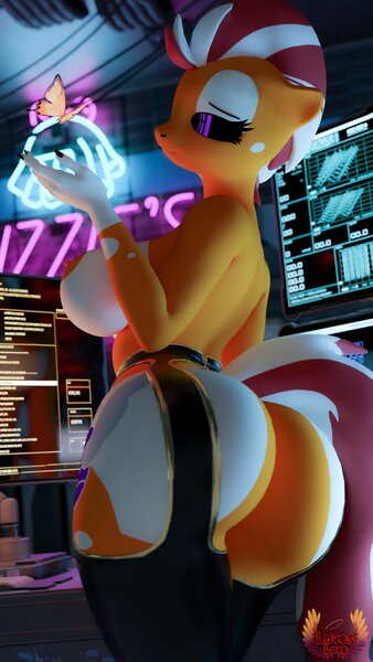 Size: 2160x3840 | Tagged: questionable, artist:loveslove, ponerpics import, ponybooru import, oc, unofficial characters only, anthro, 3d, breasts, clothes, image, jpeg, nipples, nudity, sex, socks
