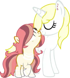 Size: 786x871 | Tagged: safe, artist:thunderboltx33, ponerpics import, oc, unofficial characters only, pony, clothes, female, filly, image, mare, nuzzling, png