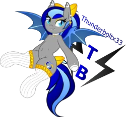 Size: 3120x2906 | Tagged: safe, artist:thunderboltx33, ponerpics import, oc, unofficial characters only, bat pony, pony, clothes, female, image, mare, png, socks