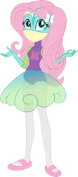 Size: 2372x5341 | Tagged: safe, artist:dupontsimon, derpibooru import, fluttershy, human, fanfic:choose your own magic ending, equestria girls, equestria girls series, fanfic art, g4, image, png, simple background, solo, superhero, transparent background, vector