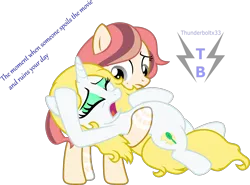 Size: 1638x1215 | Tagged: safe, artist:thunderboltx33, ponerpics import, oc, unofficial characters only, pony, crying, duo, female, holding a pony, image, mare, png