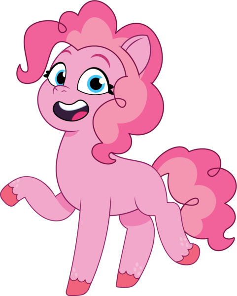 Size: 946x1179 | Tagged: safe, artist:prixy05, derpibooru import, pinkie pie, earth pony, pony, g5, my little pony: tell your tale, female, g4, g4 to g5, generation leap, image, mare, png, simple background, solo, transparent background, vector