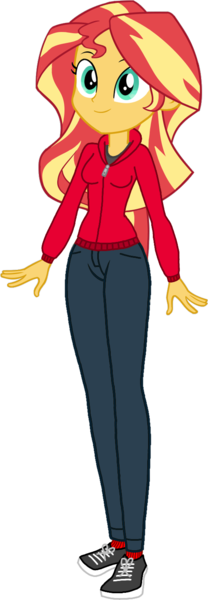 Size: 524x1508 | Tagged: safe, artist:invisibleink, color edit, derpibooru import, edit, sunset shimmer, human, equestria girls, clothes, colored, converse, denim, g4, hoodie, image, jacket, jeans, pants, png, shirt, shoes, simple background, solo, zipper