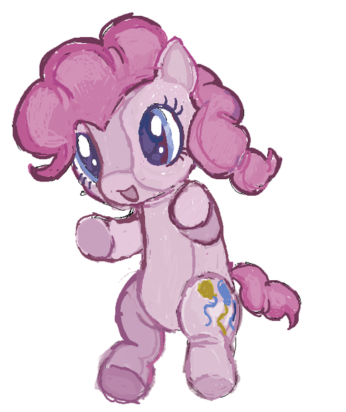Size: 570x678 | Tagged: safe, artist:dddddaxie998839, derpibooru import, pinkie pie, earth pony, pony, blue eyes, curly mane, curly tail, desaturated, female, g4, image, mare, open mouth, open smile, pink mane, pink tail, plushie, plushification, png, simple background, smiling, solo, tail, white background, wingding eyes