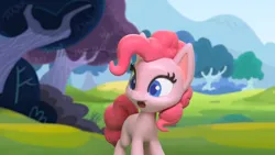 Size: 1920x1080 | Tagged: safe, derpibooru import, screencap, pinkie pie, earth pony, pony, my little pony: pony life, my little pony: stop motion short, pinkie pie vs the flowers, confused, cute, g4, image, png