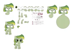 Size: 1736x1236 | Tagged: safe, derpibooru import, earth pony, my little pony: pony life, character builder, g4, image, png, quick lime