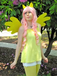 Size: 800x1067 | Tagged: safe, artist:i-am-perry, derpibooru import, fluttershy, human, clothes, cosplay, costume, everfree northwest, everfree northwest 2015, g4, image, irl, irl human, jpeg, photo, solo