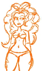 Size: 2074x3517 | Tagged: suggestive, artist:scobionicle99, derpibooru import, adagio dazzle, human, equestria girls, belly button, big breasts, big hair, bikini, bikini bottom, bikini top, bra, breasts, busty adagio dazzle, cleavage, clothes, cropped, female, females only, g4, image, jpeg, my little pony equestria girls: rainbow rocks, open mouth, panties, sketch, solo, solo female, stupid sexy adagio dazzle, swimsuit, thighs, thunder thighs, underwear, wide hips