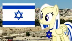Size: 1280x720 | Tagged: safe, artist:pedro720k izzy oficial, derpibooru import, oc, ponified, unofficial characters only, pony, image, israel, jerusalem, jpeg, nation ponies, solo