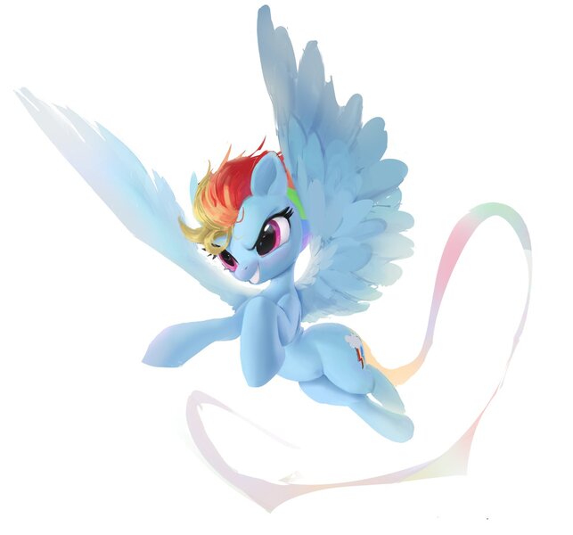 Size: 1386x1294 | Tagged: safe, artist:vondsketch, derpibooru import, rainbow dash, pegasus, pony, female, flying, g4, image, jpeg, mare, simple background, solo, white background