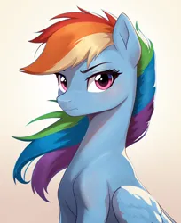 Size: 2058x2528 | Tagged: safe, artist:sierraex, derpibooru import, rainbow dash, pegasus, pony, female, high res, image, looking at you, mare, png, solo